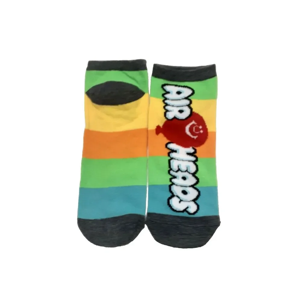 Airheads Candy Food Novelty 6-pair Mens Adult Size 6-12 Low Cut Socks NWOT